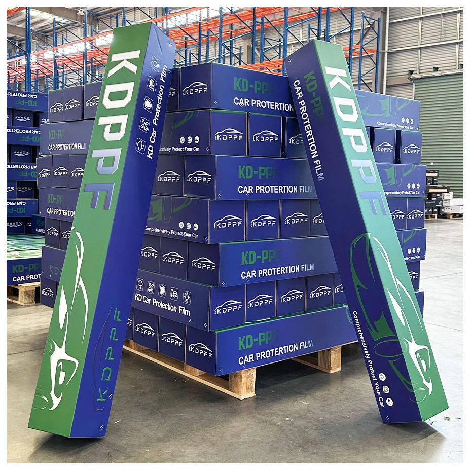10 Jahre Garantie, selbstklebende, transparente TPU-Autolack-Schutzfolie, transparent, kratzfest, PPF, selbstzerrender Brieftyp