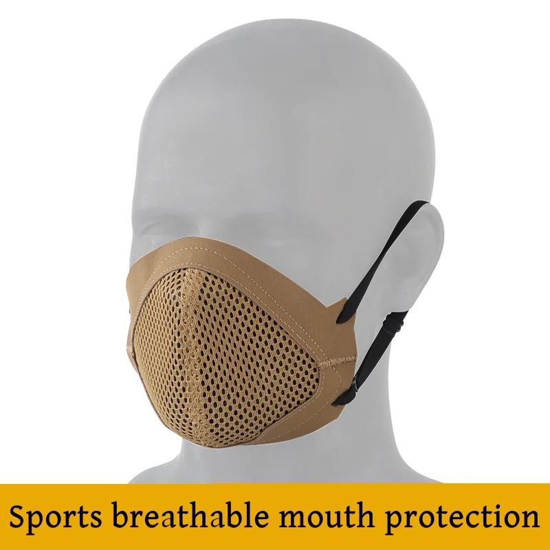 Camping Protective Sports Breathable Mouth Protection Mask Hooting Accessories CS Wargame Outdoor Equipment