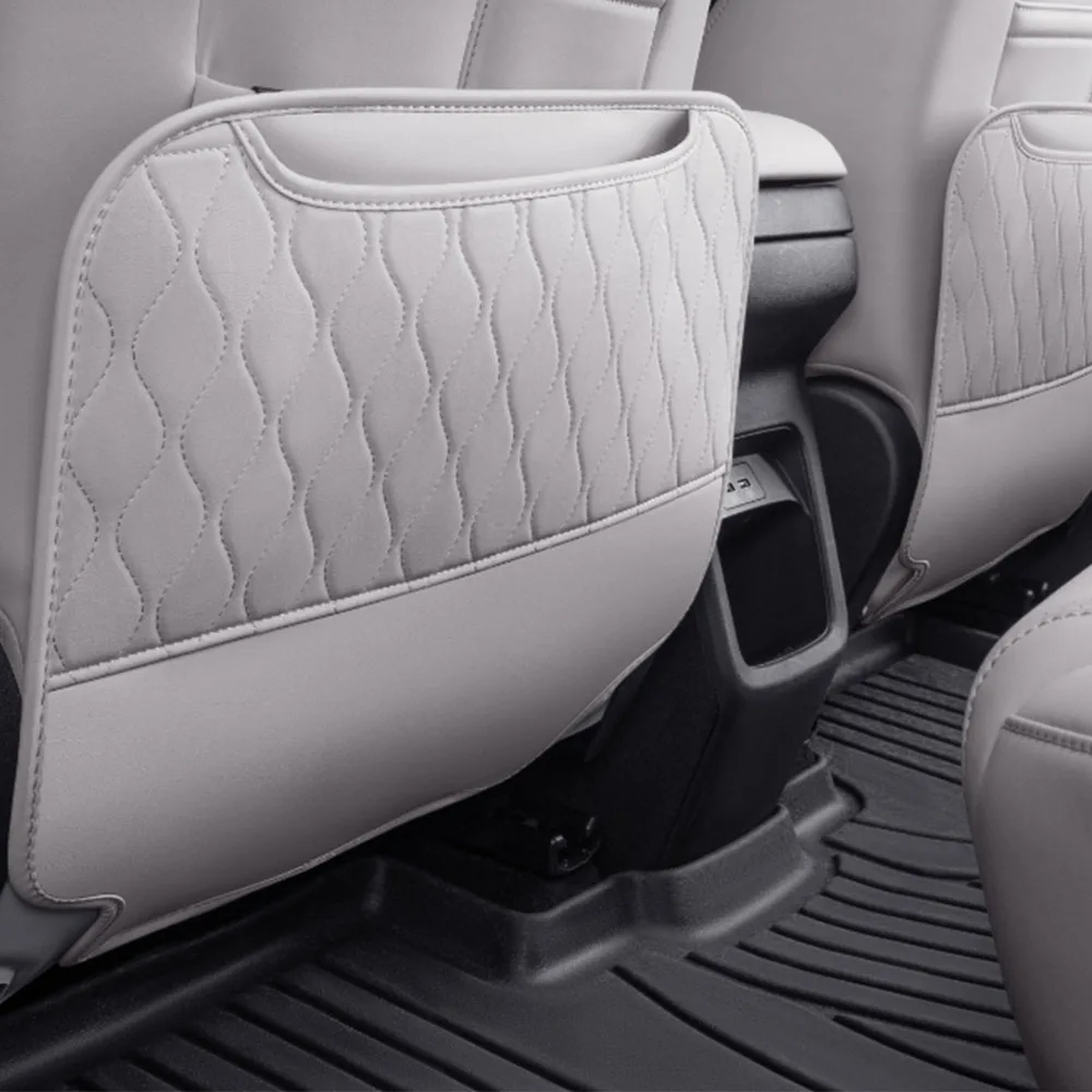 

2 Pcs For BYD Atto 2 Yuan UP 2024 2025 Half Pack Seat Back Anti Kick Pad Car Product Original Car Color Leather Protective Pad