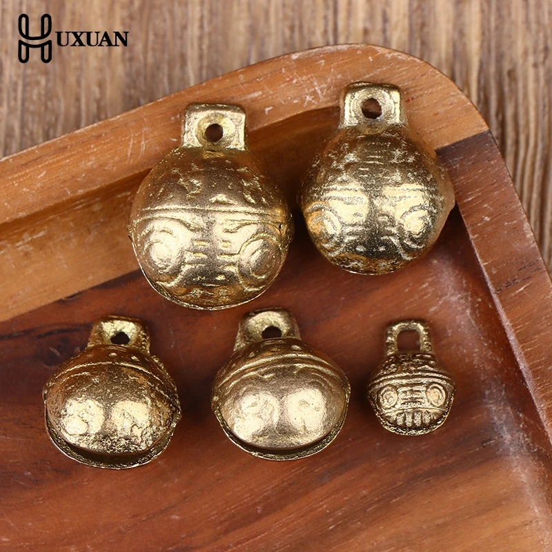 【W】Dog Cat Collar Bells Copper Bells 11mm14mm16mm18mm20mm Sound Loud Brass Bells Vintage Mini Craft Bells Animal Pet Bells