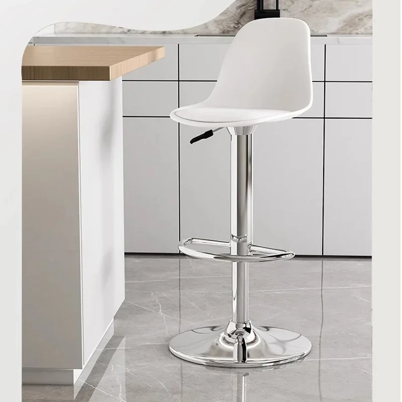 Aço inoxidável Arquiteto Bar Cadeiras, Mobiliário moderno, Pedal Counter Stool, Chaise Lounge ajustável, Luxo acessível