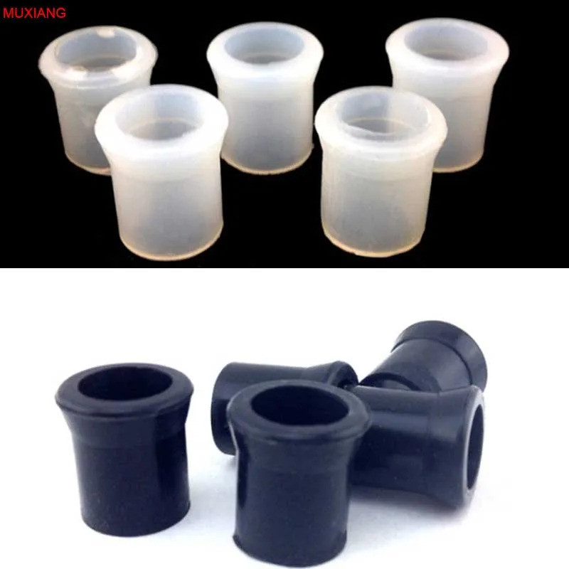 MUXIANG 100 Pieces White/Black Pipe Tools Silica Gel Pipe Protection Rubber Herb Pipe Luxury Gifts Smoking Pipe Clean Accessory