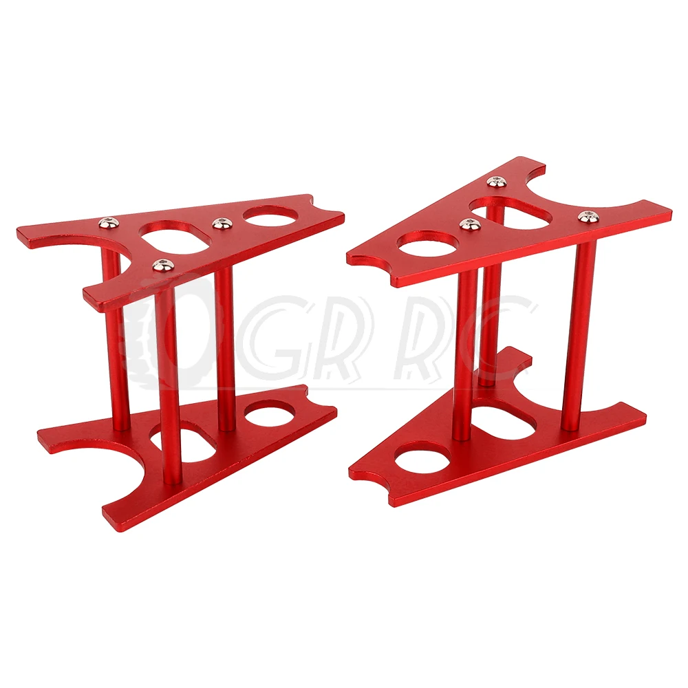 Cadre d'outil de réparation de cric en métal de simulation, support placé pour 1/8 1/10 RC inoler Axial SCX10 I II III TRtage, modèle de voiture, 1 jeu