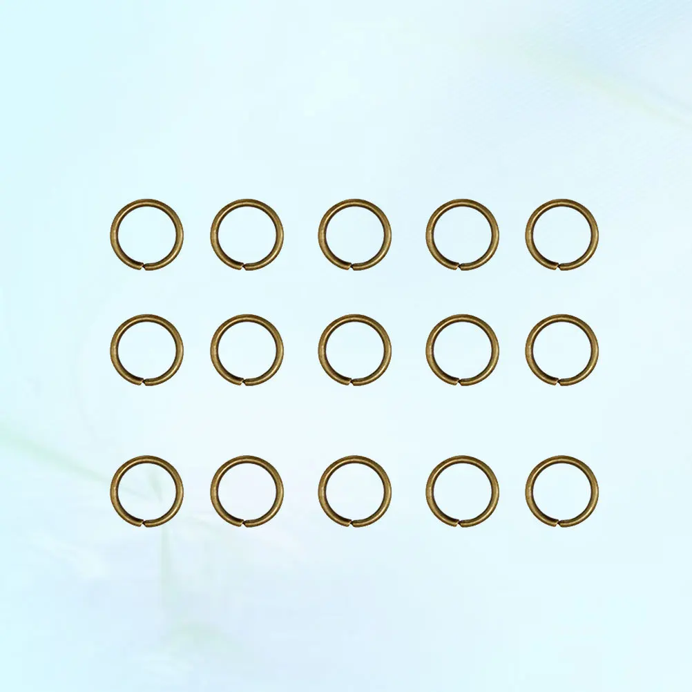 

200Pcs Stainless Steel Key Chain Rings 12x10mm Metal Split Rings for DIY Crafts Jewelry Making Key Chain Circle