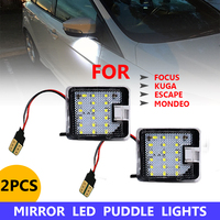 LED Under Mirror Puddle Light For Ford Focus Escape Kuga Mondeo MK4 Genuine Car Light Replacement Parts C-Max S-Max Car Concierg