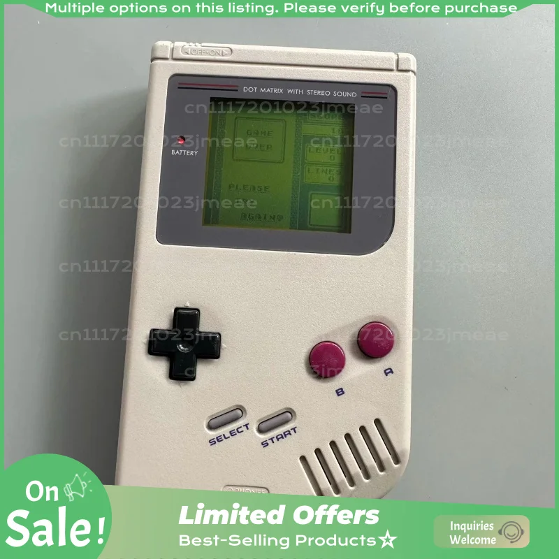 Retro Portable Handheld Gaming Console Classic Edition with Screen Cartridge Slot Vintage Video Game Player ,See Product Details