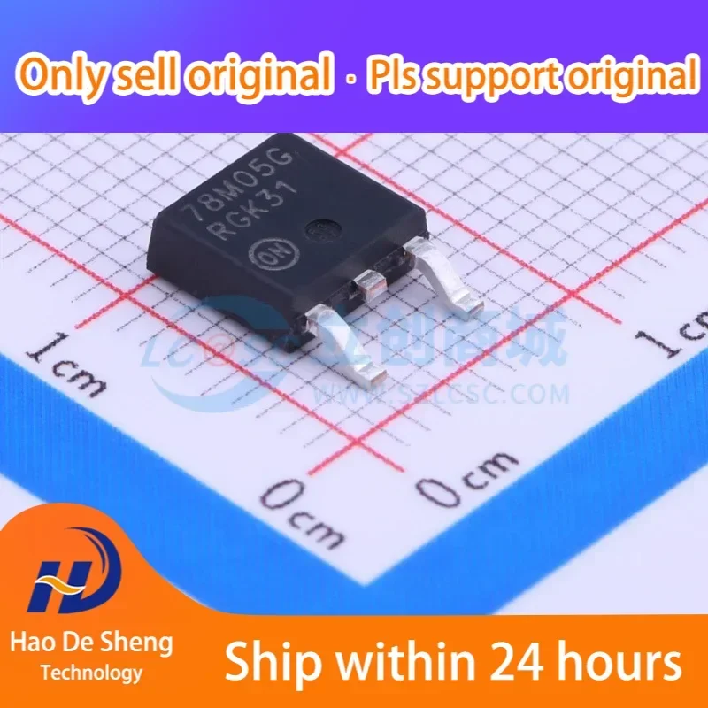 10 PÇS/LOTE MC78M05CDTG DPAK Novo Original Em Estoque