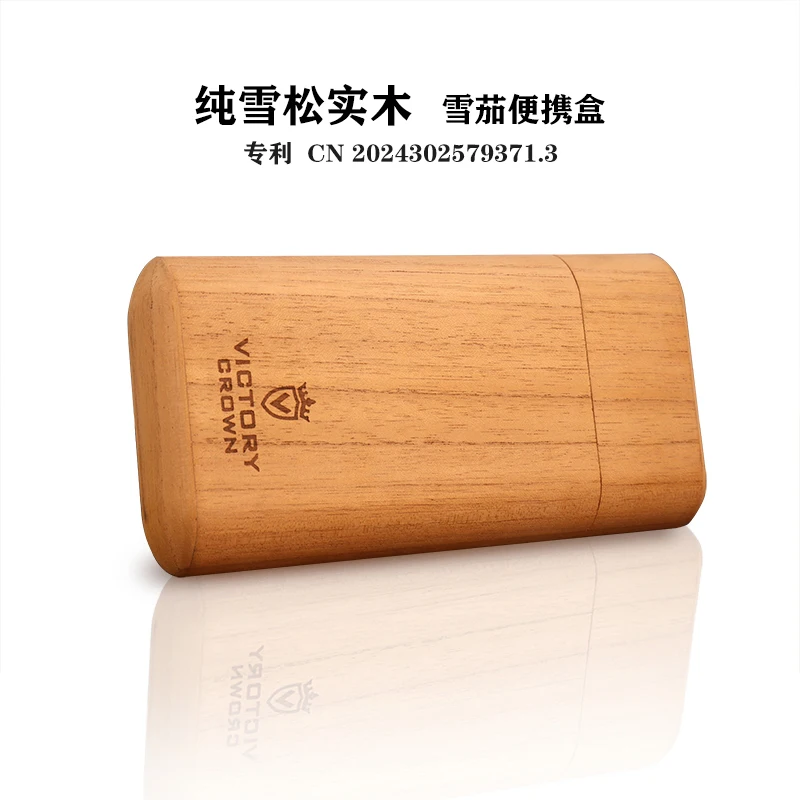 Solid Wood Imported Spanish Cedar Solid Wood Humidor Portable in 3Pcs Cigar box Dust-proof And Moisture-retaining Cigar case