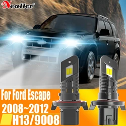 2pcs H13 9008 Led Headlight Canbus No Error Car Bulb High Power White DRL Fog Light Diode Lamp 12v 55w For Ford Escape 2008~2012