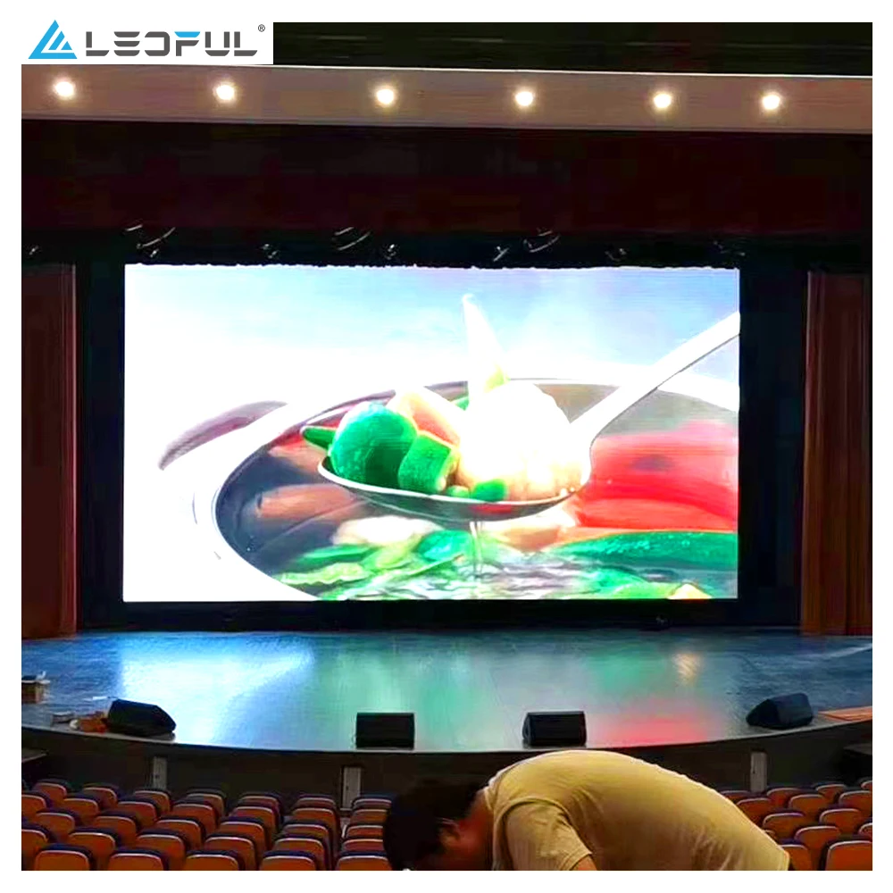 شاشة عرض LED ثابتة داخلية SMD LED جدار فيديو شاشة LED رقمية لكنيسة المؤتمرات