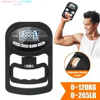 265Lbs/120Kg Grip Strength Meter For Men And Women Tester Digital Hand Dynamometer Training USB LCD Screen