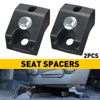 Espaciadores de asiento elevadores negros, Kit de elevación para Toyota Tacoma 4Runner FJ Lexus GX470, accesorios para asientos de pasajero, 2 uds.