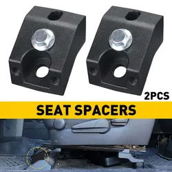 2Pcs Black Riser Seat Spacers Jackers Lift Kit Fits For Toyota Tacoma 4Runner FJ Lexus GX470 Driver Passenger Seats Accessories