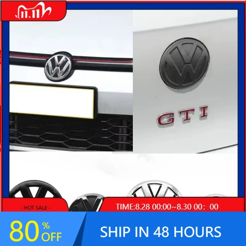 

Наклейка-эмблема 3D ABS на переднюю решетку и задний багажник для VW Golf GTI 2026, аксессуары для автомобилей Volkswagen