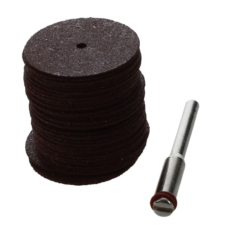 36 pcs cutting discs grinding wheel set Round ?25X6mm brown for Dremel KL 1