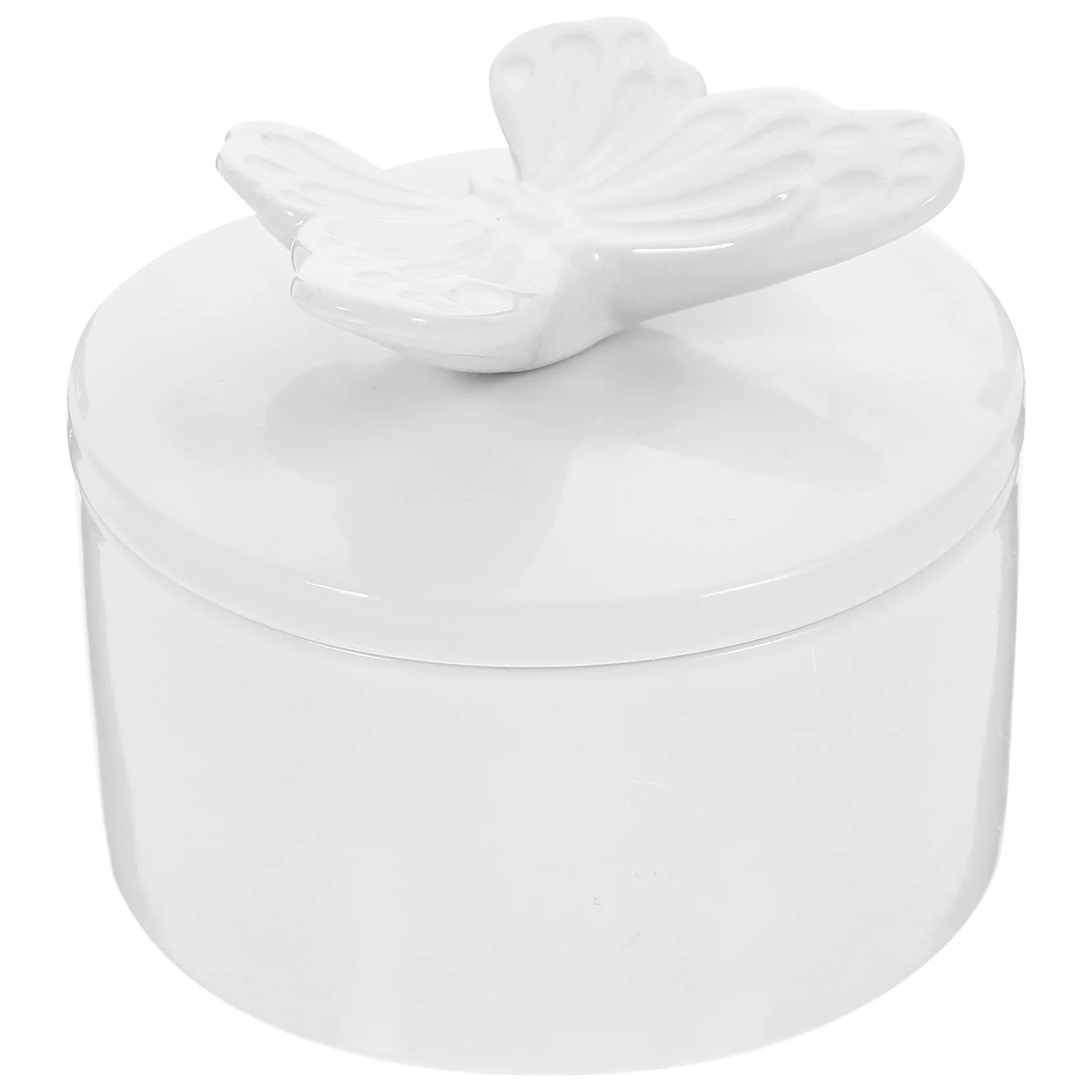 

Multipurpose Ceramic Jewelry Box Simple Design Storage Container for Bracelets Rings Earrings Desktop Decor Wedding Present Hand