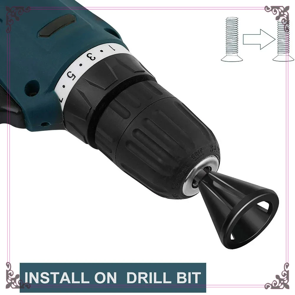 

New Type External Chamfering Tool Angle Lap Trimming Debur Triangle/Hexagonal Handle Scraper Household Electric Drill Accessory