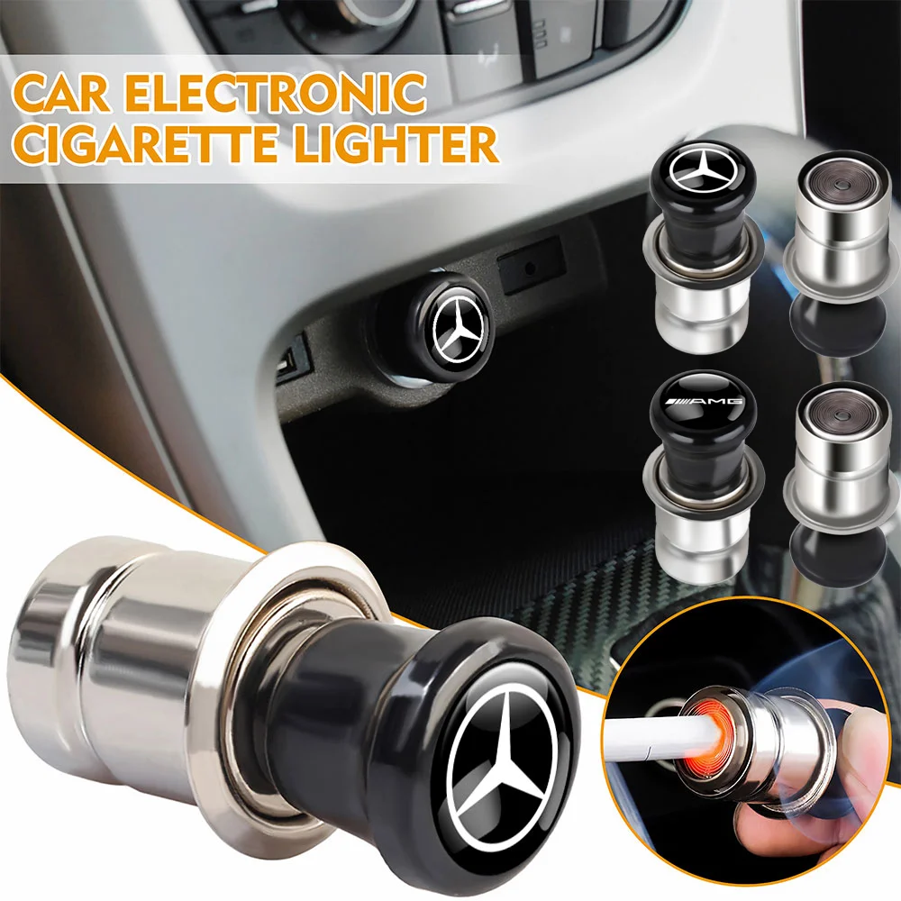 Car Cigarette Lighter Portable Cigar Lighter Adapter for Mercedes Benz AMG A B C S R G Class GLK GLA CLA GLB GLC W212 W213 C180