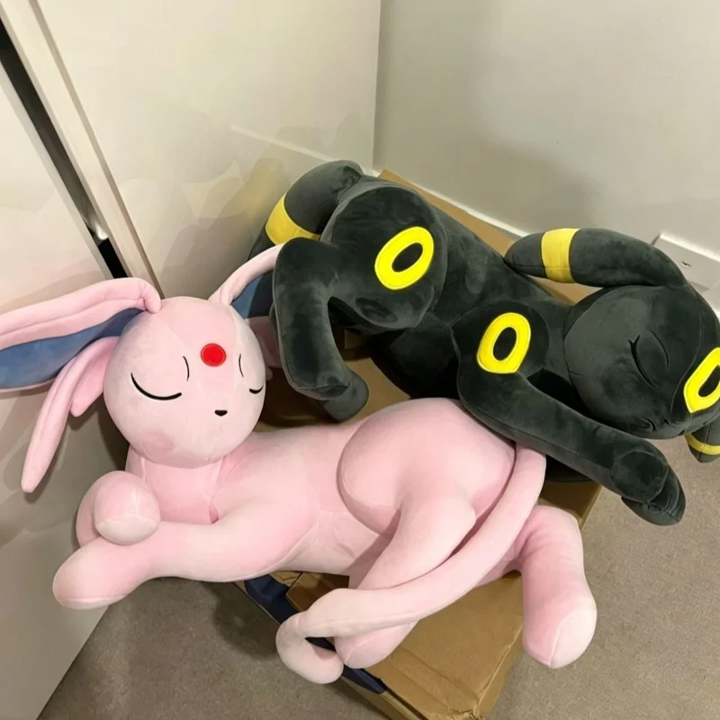 Pokemon Characters Eevee Evoli Sleep Umbreon Espeon Plush toy Flareon Vaporeon Sylveon Sprigatito Bewear Stuffed Animals doll