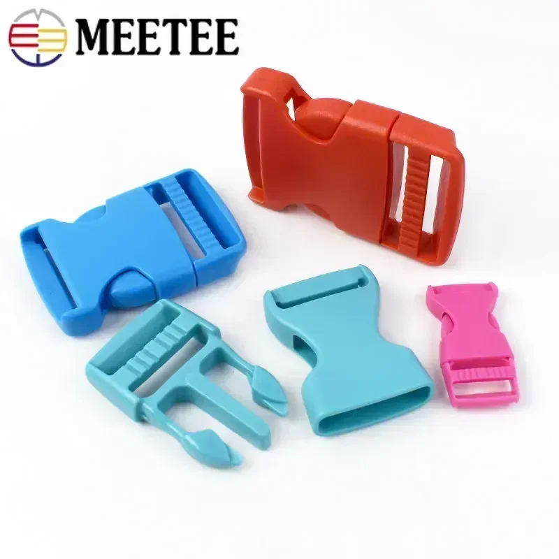10 sztuk 15-38mm plastikowe klamry do plecaka pasek plecaka boczna klamra z mechanizmem szybkiego uwalniania obroża dla zwierząt zapięcie do paska