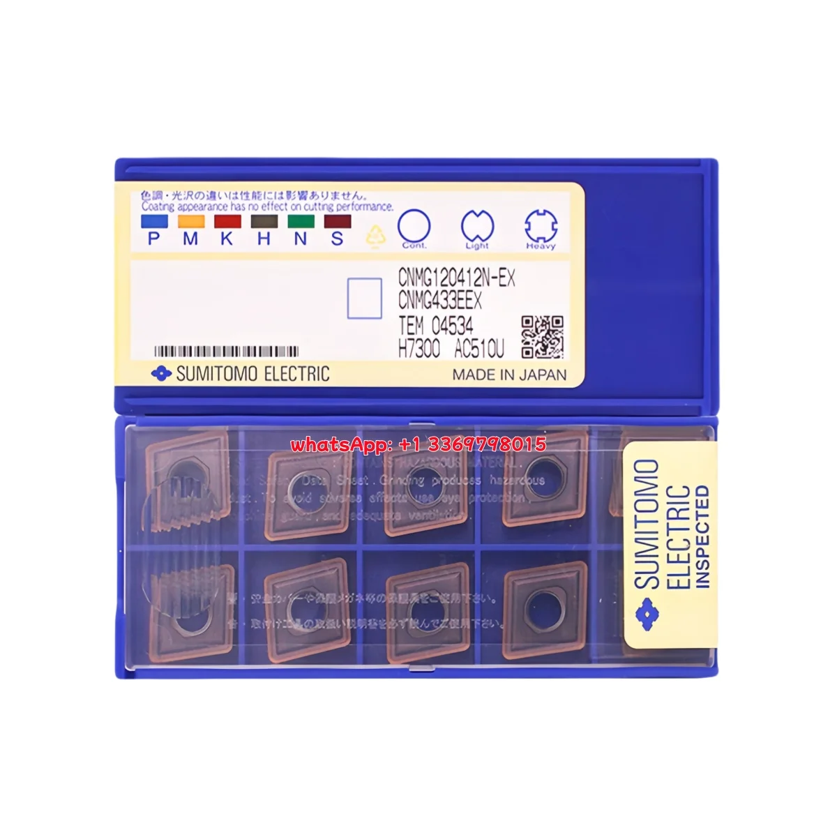 

10pcs 100% Original CNMG1204 04 08 12 CNMG1606 12 CNMG1906 12 N-EX EG SU MU GU AC5105S AC510U AC520U AC530U Turning Ins