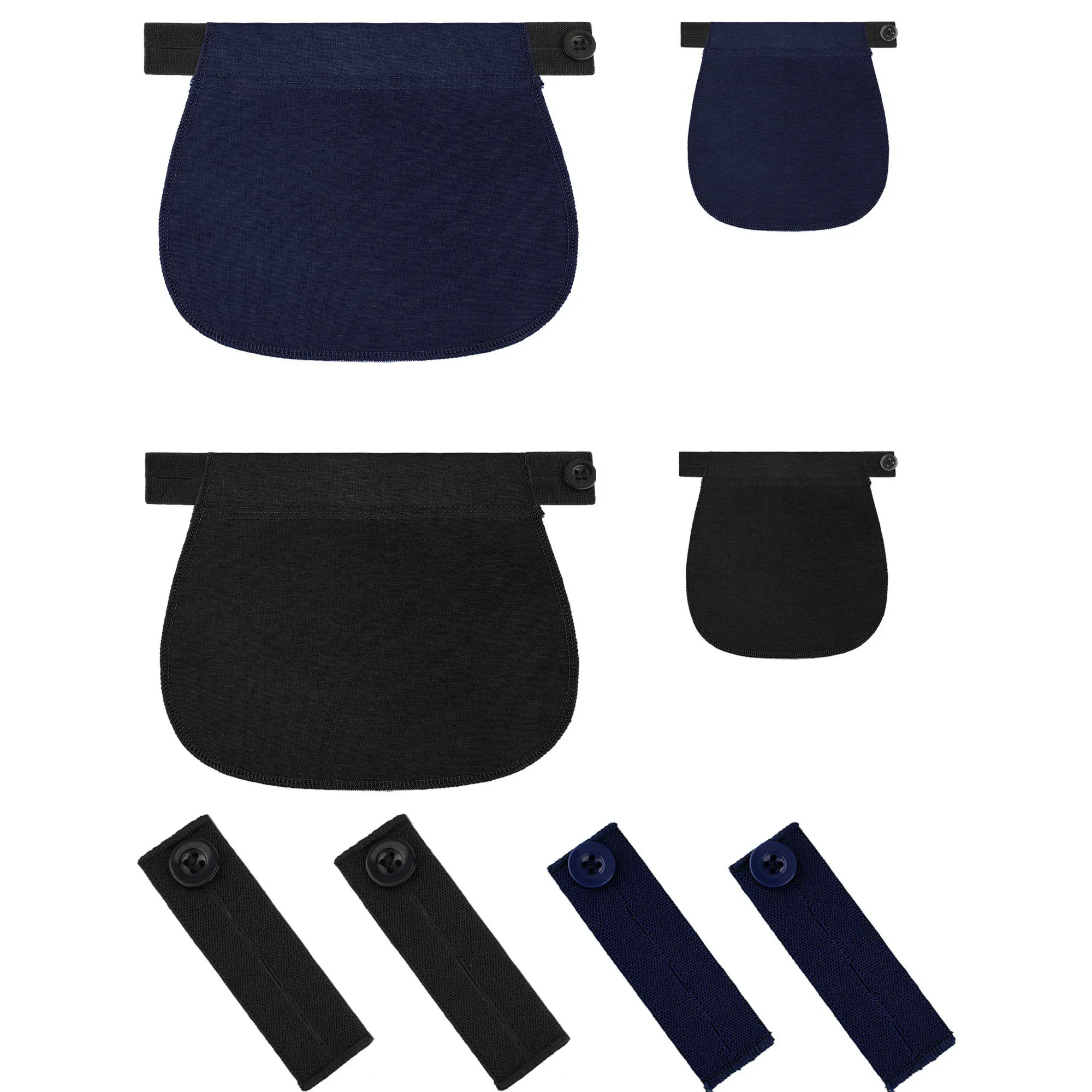1pc Adjustable Waist Extender Maternity Pants Button Elastic Waistband Extenders Elastic Waistband Belt for Pregnant Women