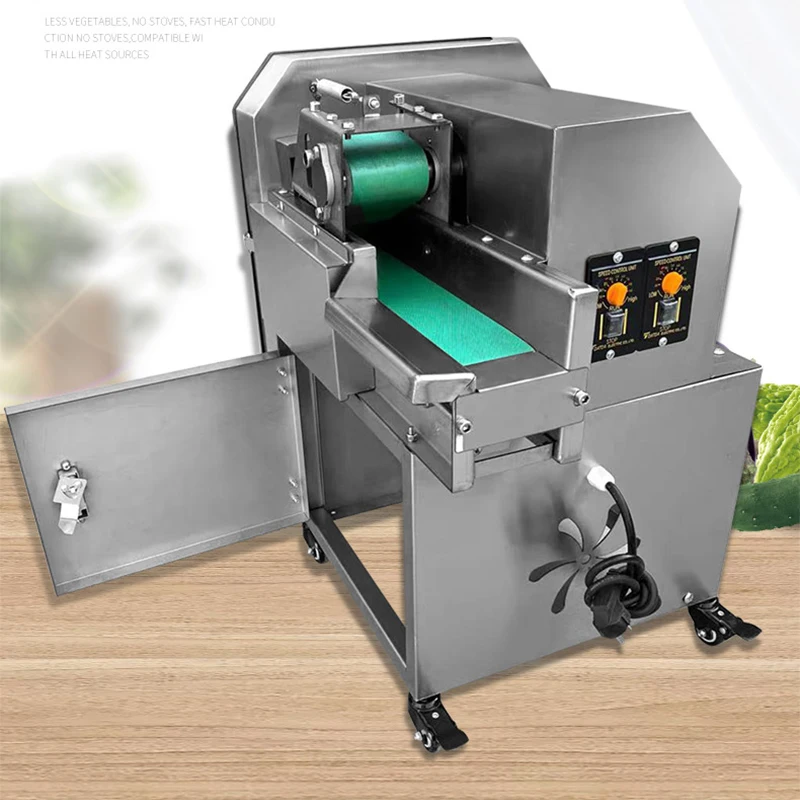 Industrial Vegetable Cutting Machine Leek Chopper Machine Commercial Electric Slicer Onion Cutter Machine