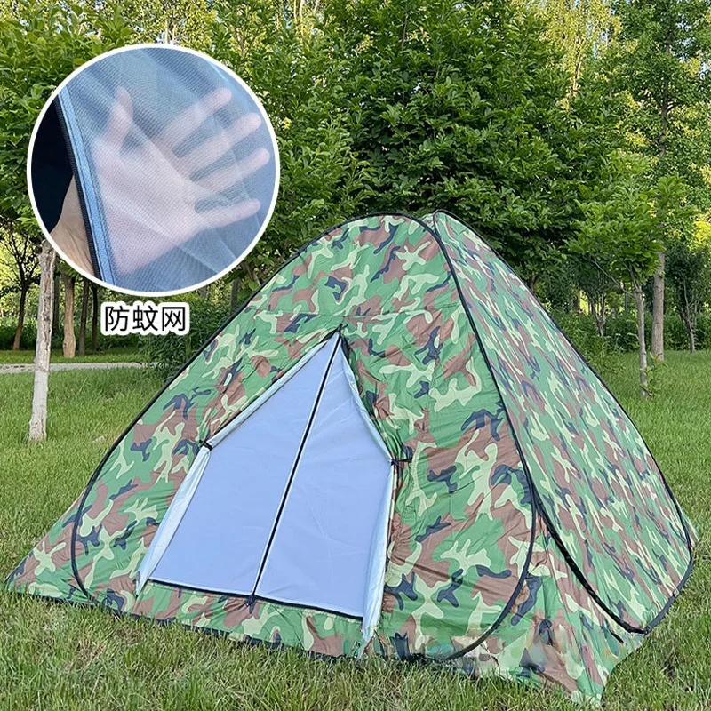 Wholesale Camouflage Automatic Pop Up Tent, Portable Folding Outdoor Camping Sun Shelter Mosquito Net Tent, Sample Available