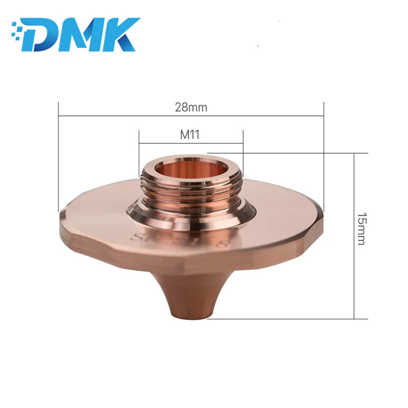 HANS Laser High Speed SP Cutting Nozzle D28 High Power Cutting Nozzles With Stepped Copper Lace Nozzle single Layer For HANS