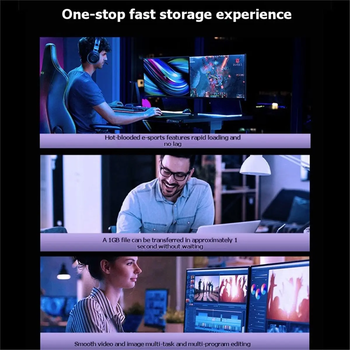 A32I M2 SSD Case NVME SATA Dual Protocol M.2 to USB-C SSD Enclosure 10Gbps USB3.2Gen2 Supports M Keys and B+M Keys