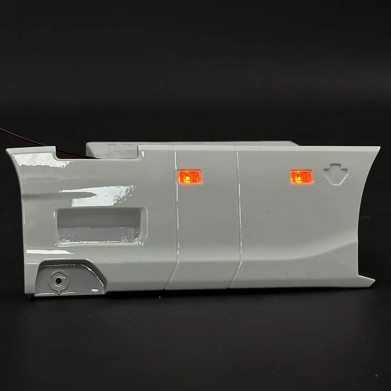 Plastic Simulation Side Skirt Light Panel Upgrade Accessories for 1/14 Tamiya RC Truck SCANIA 770S 6x4 56368 56371 56379