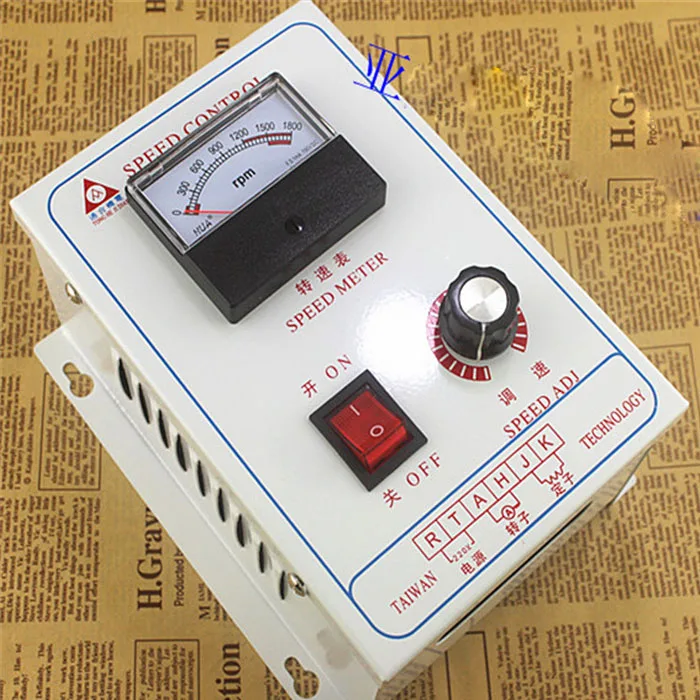 

1HP DC Motor Controller 750W Electric Box DC220V Permanent Magnet DC Motor Speed Regulator Switch