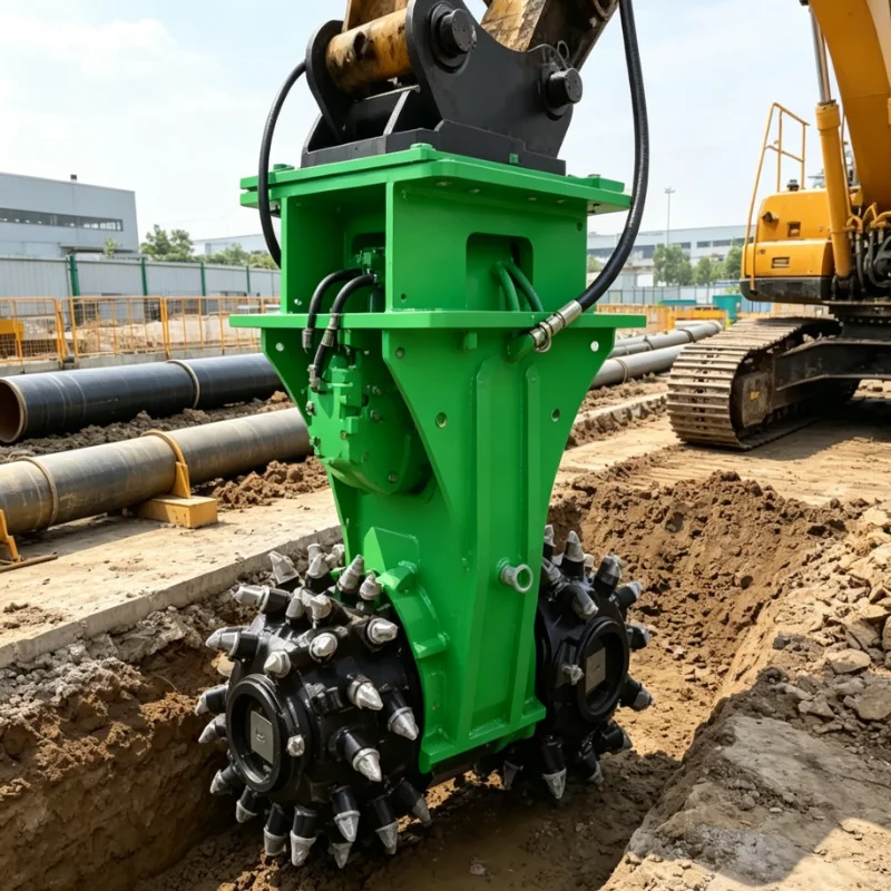 customized Pavement Cold Planer Hydraulic Road Milling Attachment for Skid Steer Heavy Duty Replaceable Picks