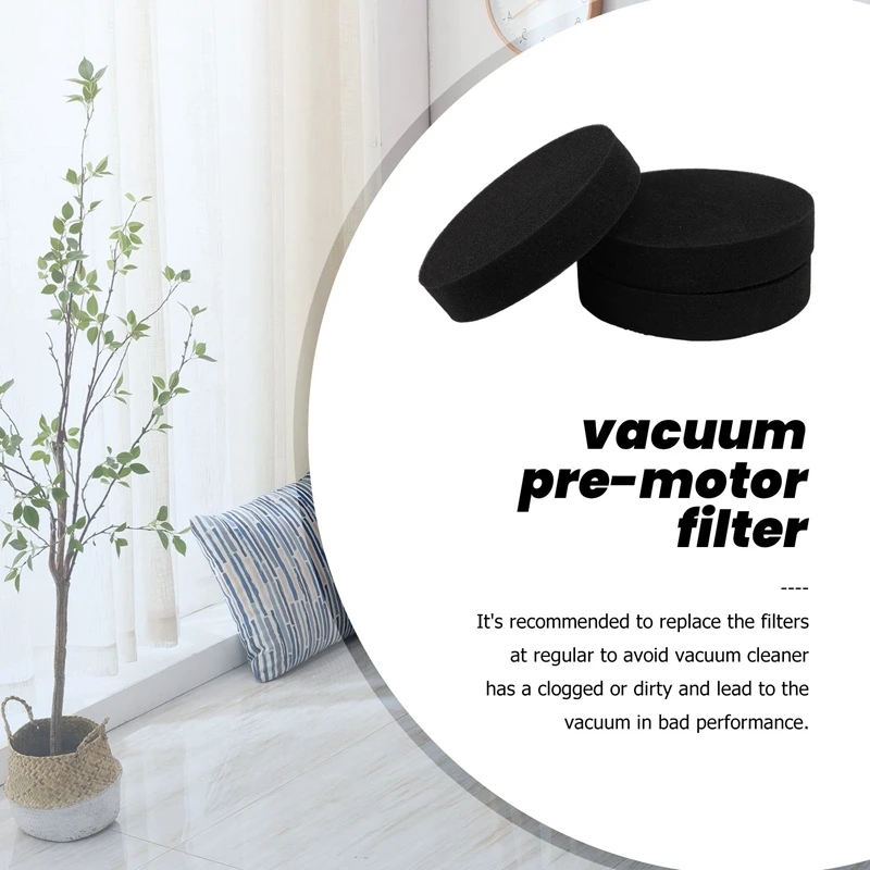 3 قطع فلتر رغوة مكنسة كهربائية لاستبدال DCF-26 لـ 1608225 يستبدل الجزء 68465A،68465A-2،68465-2،68465، إلخ-A07G