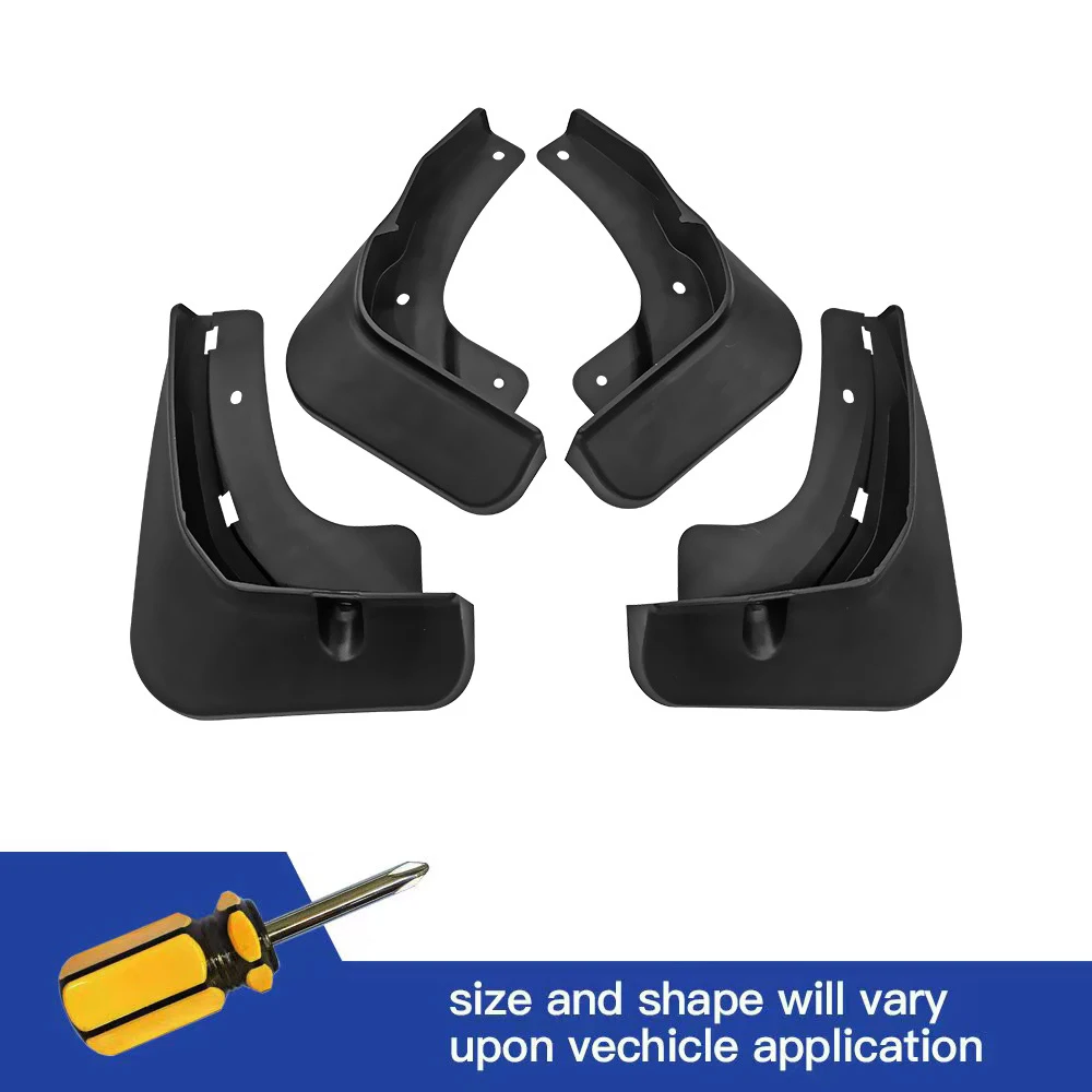 

4 Pcs Set Molded Mud Flaps Mudflaps Splash Guards Front Rear Mud Flap Mudguards Fender For Volkswagen Lamado L 2022