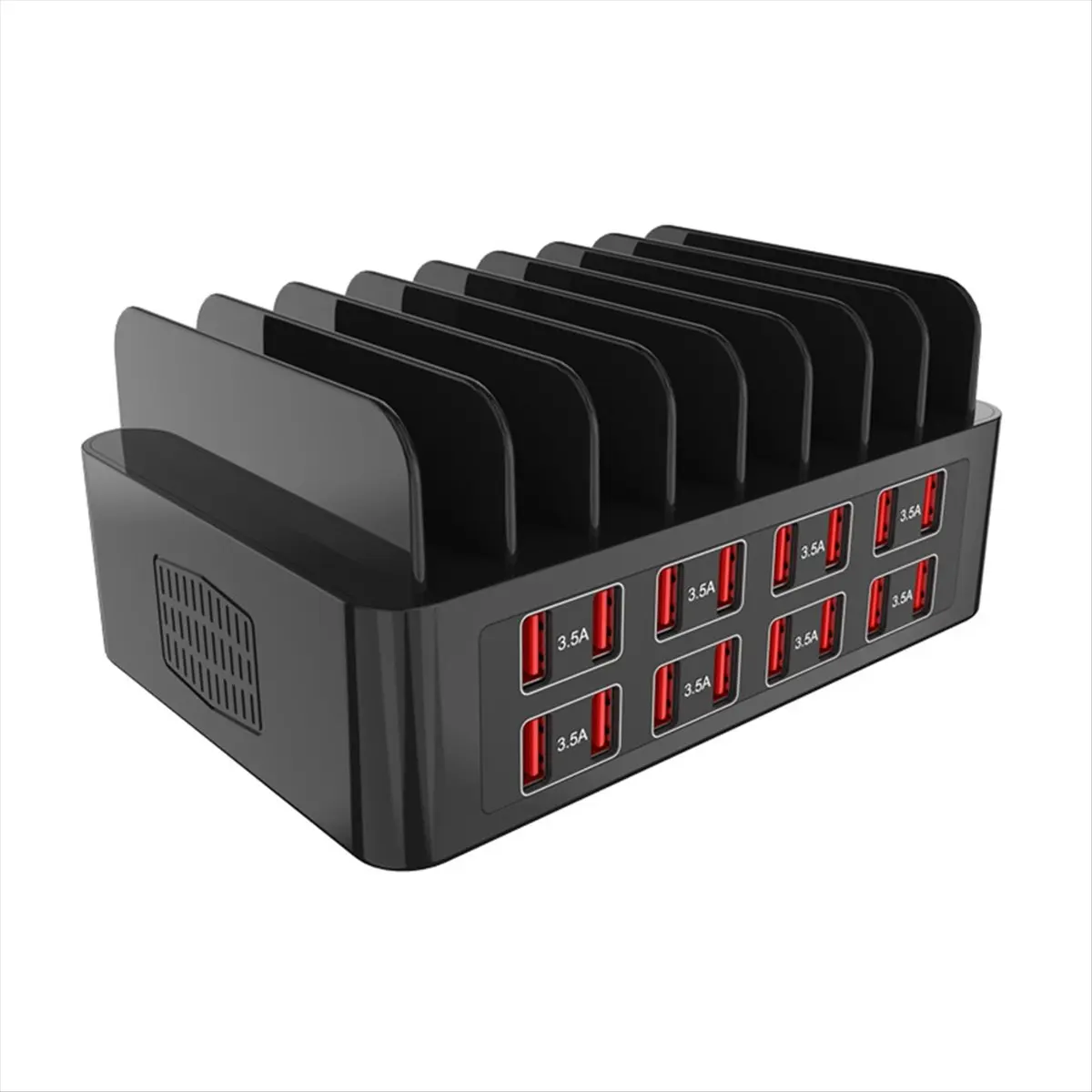 Super Sale 150W 16-Port Universal USB Charger Multi-Device Charging Station with Tablet Stand for 15/14/13 Pro Max S24 US PLUG