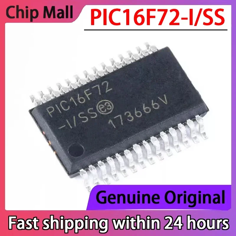 

New PIC16F72-I/SS SSOP-28 PIC16F72-I/SO SOP28 8-bit Flash Microcontroller Chip