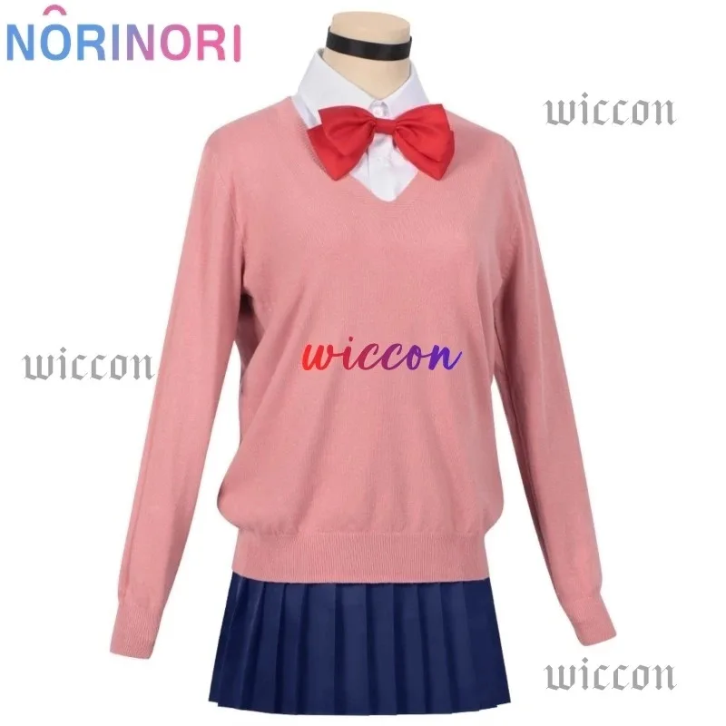 CyMomo Ayase أزياء تنكرية شعر مستعار أنيمي Dandadan تأثيري مدرسة JK موحدة أقراط الوردي سترة تنورة حفلة الهالوين النساء