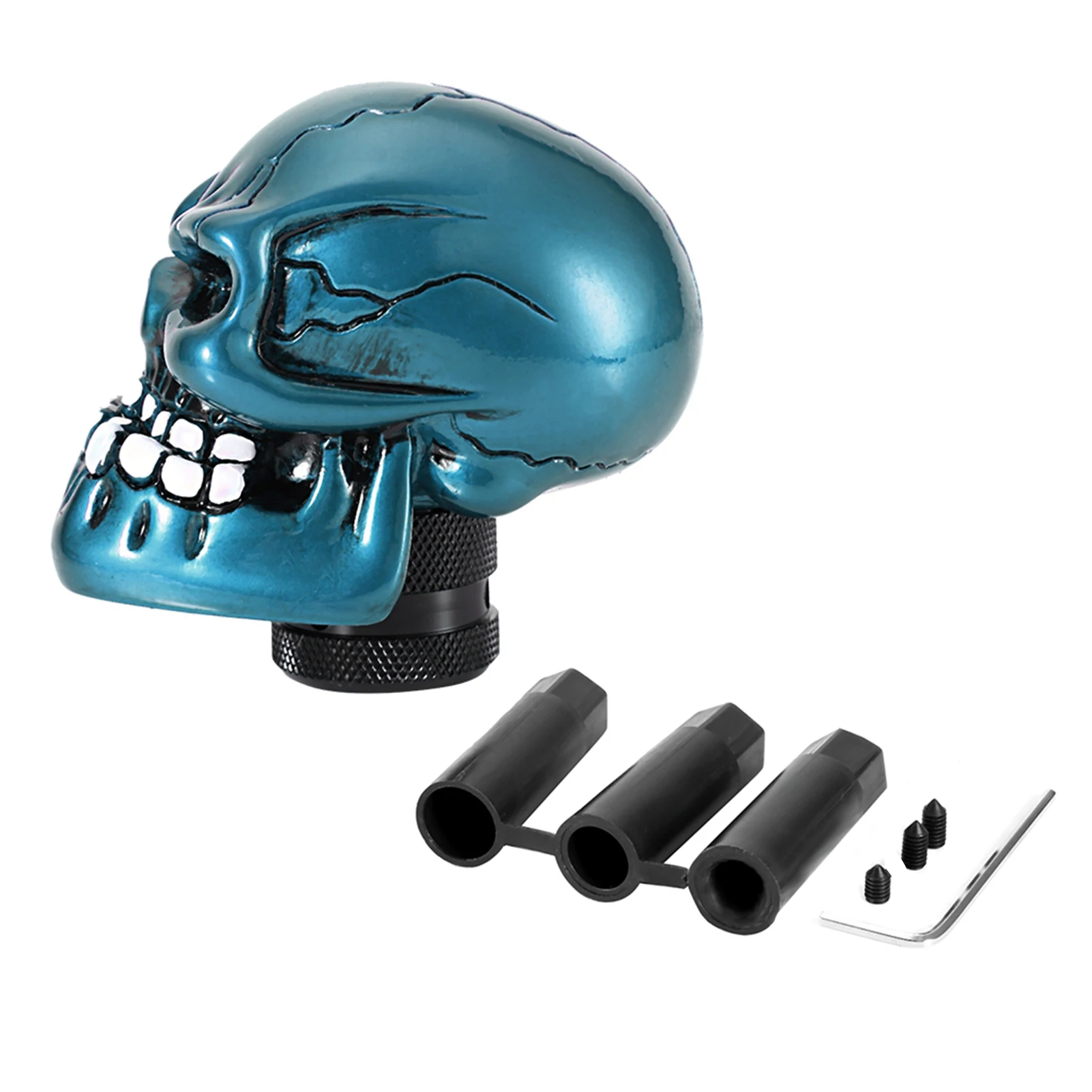 Car Gear Shift Knob Lever Skeleton Skull Head Gear Shift Knob Stick Lever Shifter Car Modification Car Accessories