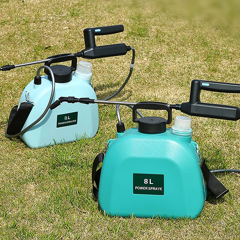 5/8L High Power Electric Sprayer Atomization Watering Can Portable Bottle Sprinkler For Plant Watering,Agricultural Disinfection