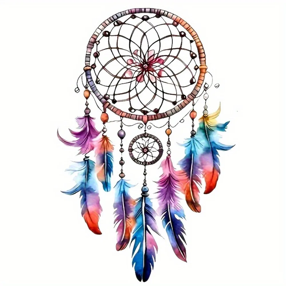 

High Gloss Cartoon Themed Dream Catcher Sticker Self Adhesive Car and Window Decoration Shiny Design for Glass Metal &
