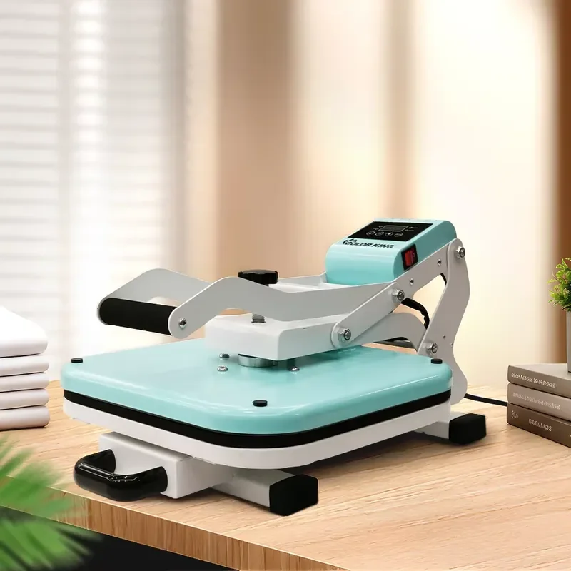38x38cm Heat Press Machine for T Shirt Printing Digital Transfer Equipment Reliable Sublimation Device for DIY Crafts