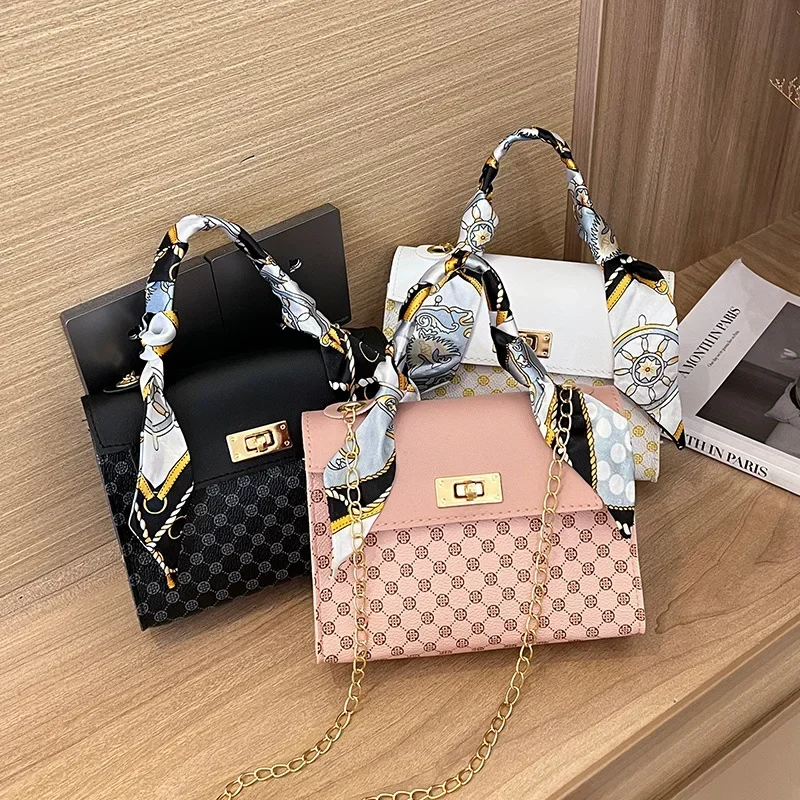 2024 Hot-selling Fresh and Sweet Women's Bags, Fashionable and Simple PU Material Messenger Bags, Daily Versatile Handbags