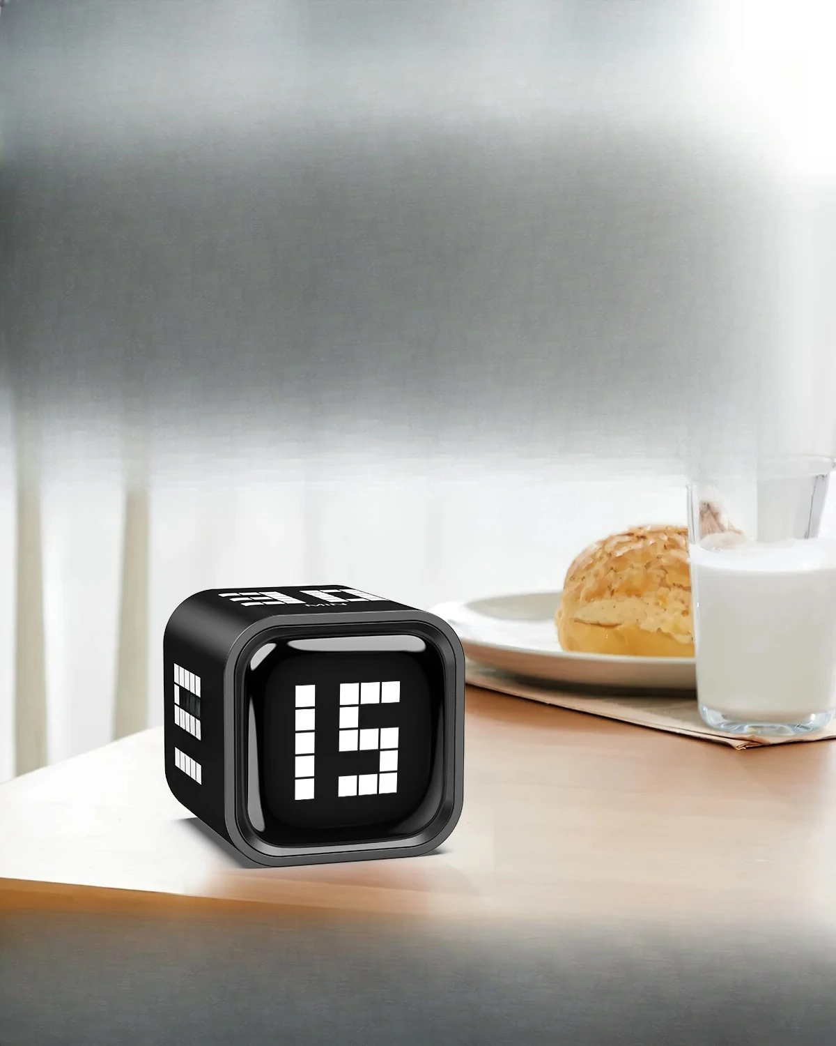 Flip Motion Digital Timer, 3 Mode Loud/Vibrate/Silent Countdown Timer, USB-C Rechargeable, for Kitchen Study Workout ADHD Focus