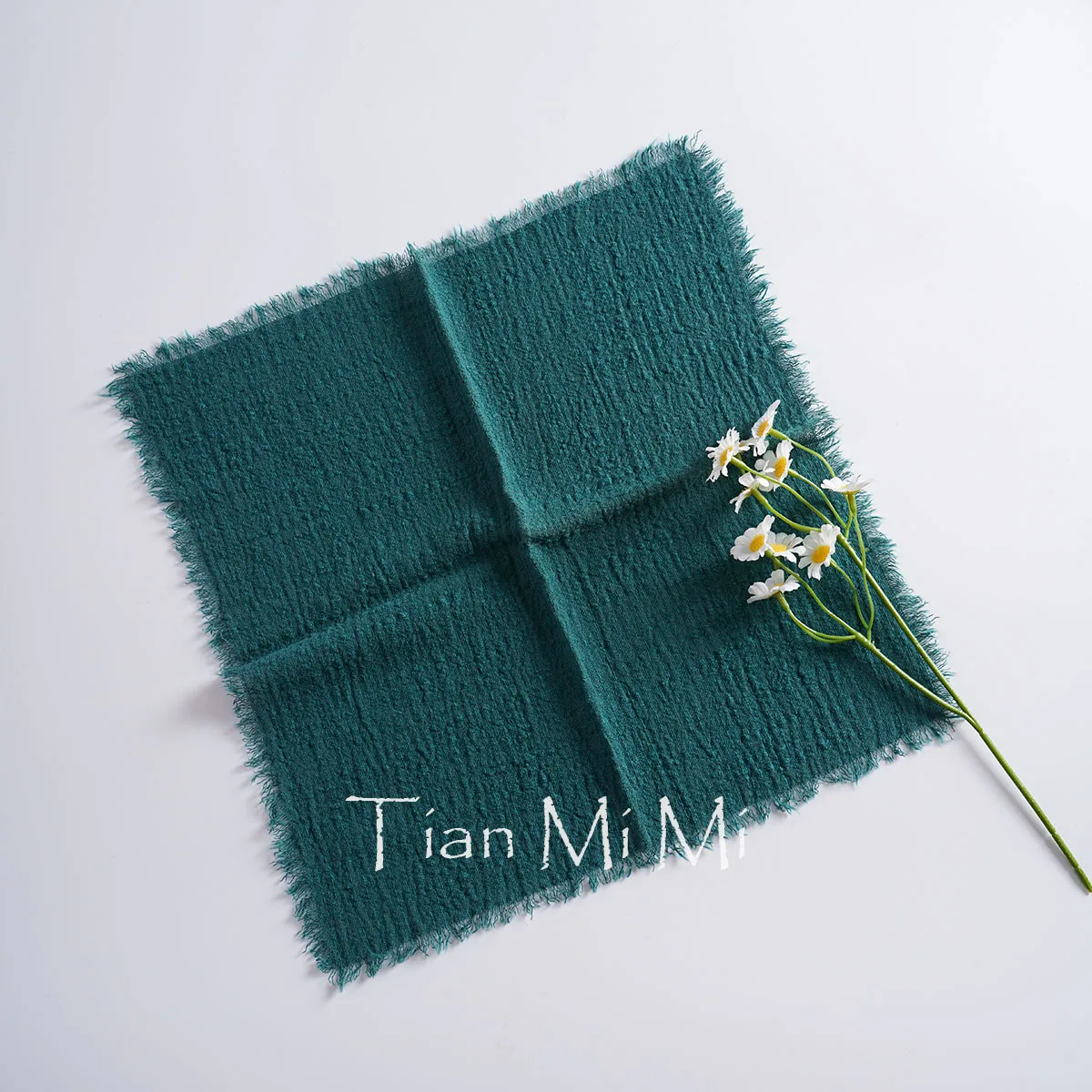 50 Pack Pure Cotton Gauze Cloth Napkins 32x32cm Vintage Cheesecloth Handkerchief Wedding Picnic Dinner Party Table Decor