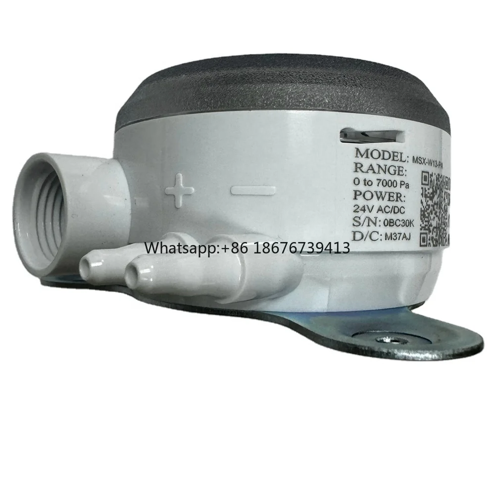 Micro Differential Pressure Sensor Transmitter MSX-W13-PA 7000PA 4-20MA (No Display)