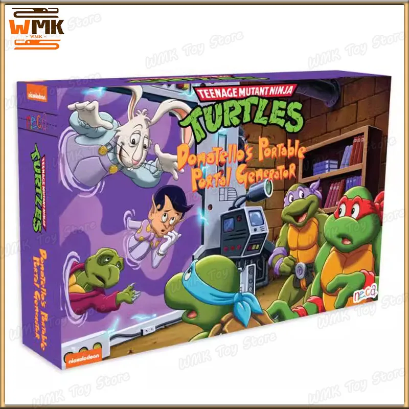 

In Stock Neca 54286 Portal In Donatello Anime Figure Neca 54286 Action Figurine Collection Model Boys Toys For Kids Custom Gift
