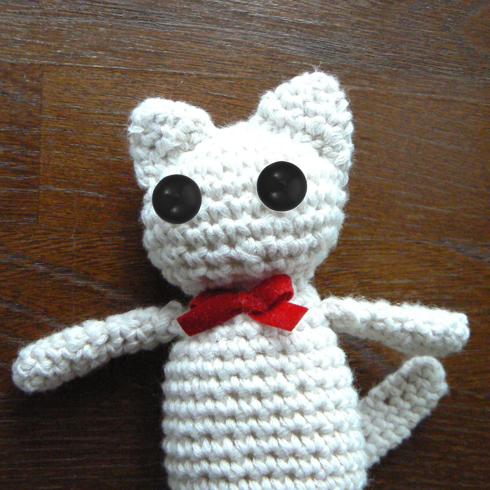 

200 Pairs Stuffed Plastic Screw Eyes Animals DIY Baby Toys Black Safety