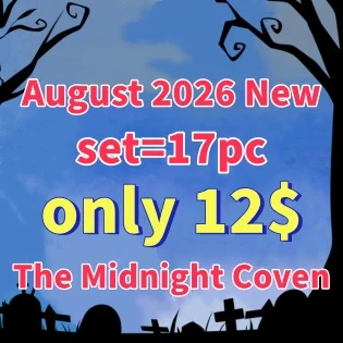The Midnight Coven August 2026 Halloween Autumn New Clear Stamps For DIY Scrapbook Craft Decoration Embossing Template Stamps