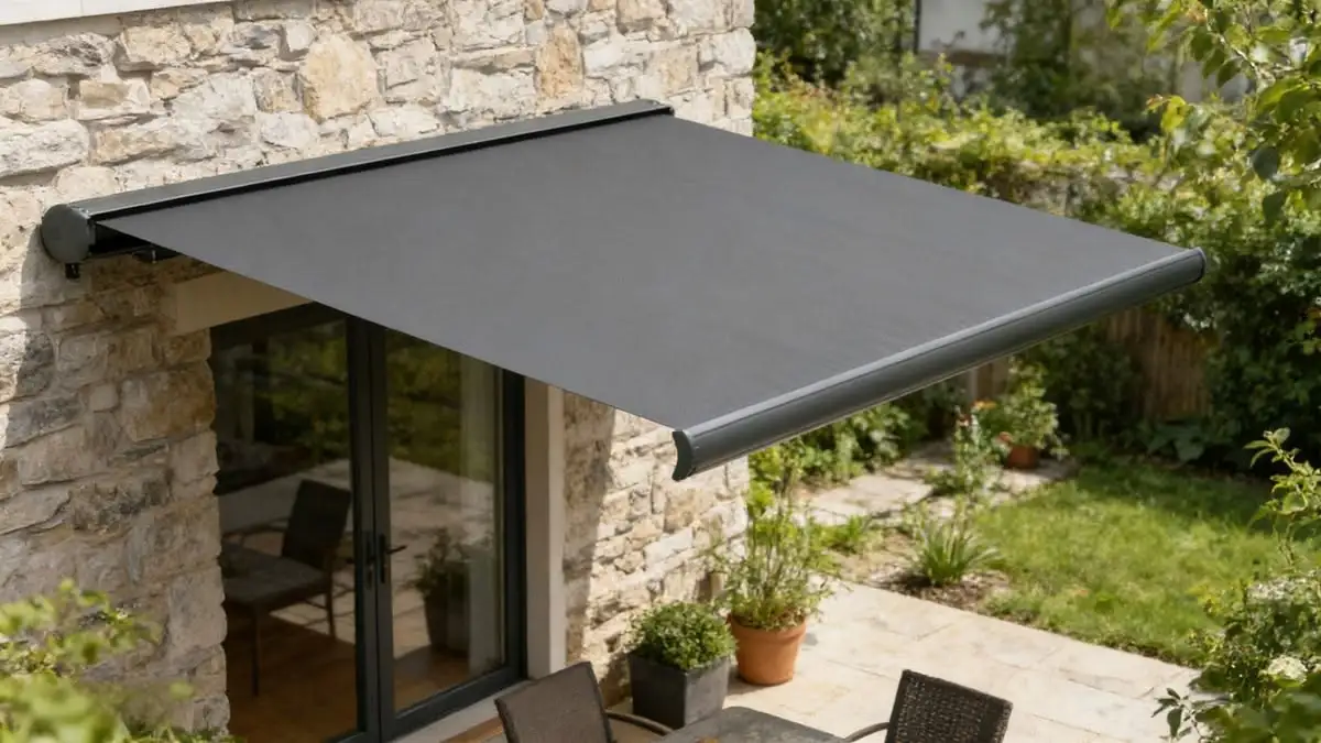 Durable Outdoor Retractable Aluminum Alloy Frame Awning Sun Rain Shelter for Balcony Patio Anti-uv Awning Customized Size Color